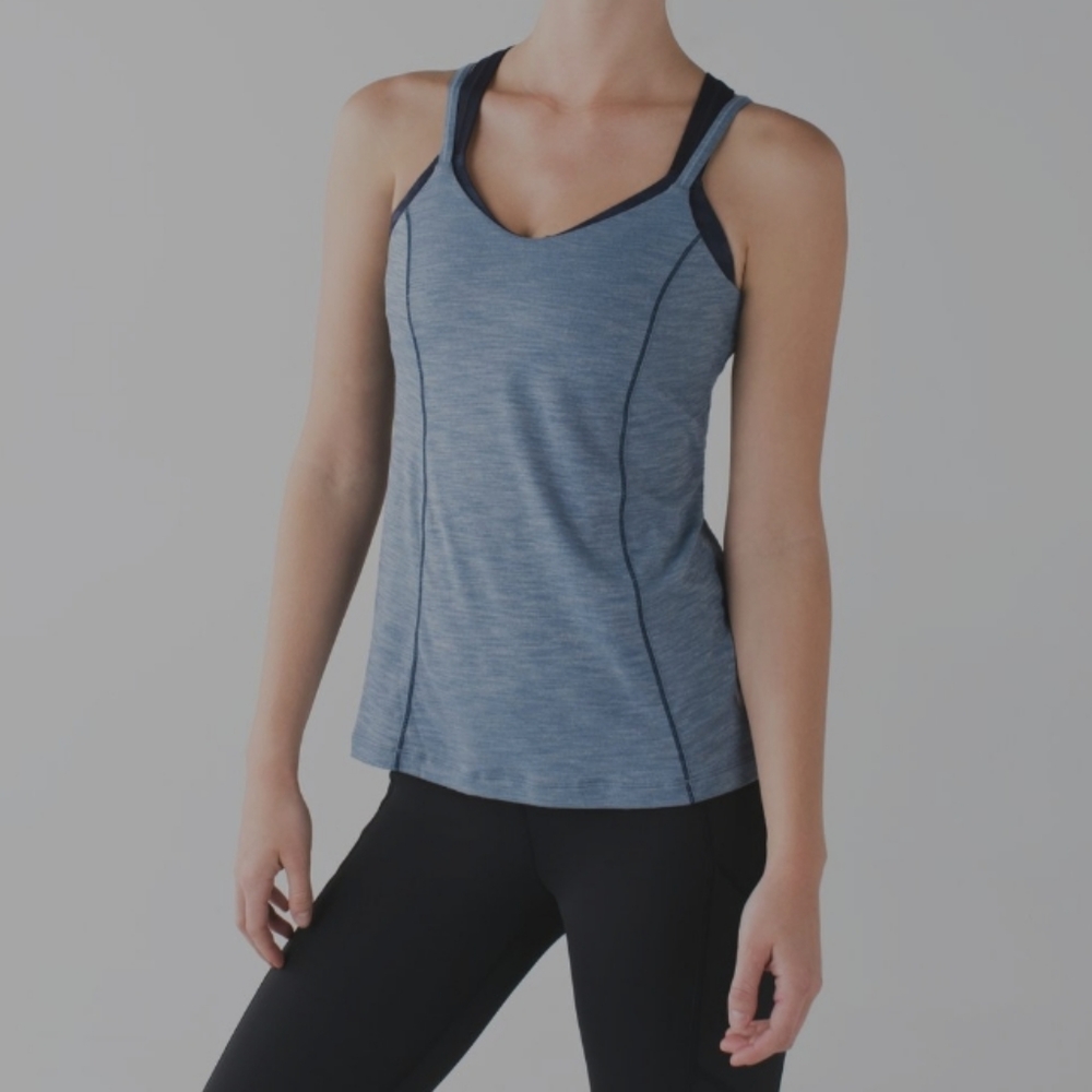 Lululemon Run For Gold Tank, Size 10